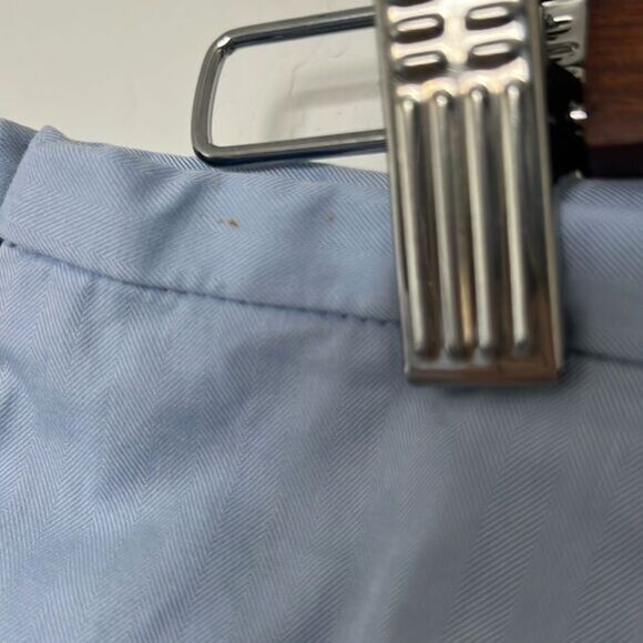 J.Crew Pleated A-Line Skirt Light Blue Cotton Blend Size 6 Petite - Picture 3 of 5